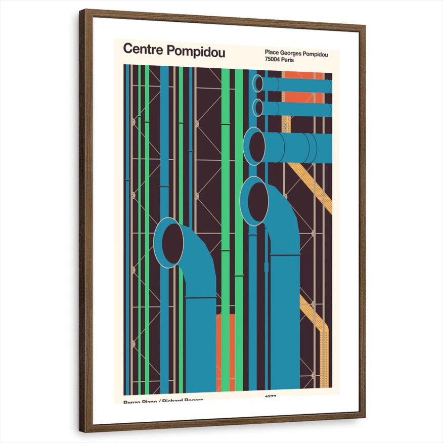 framed-print-brown-walnut-white-border