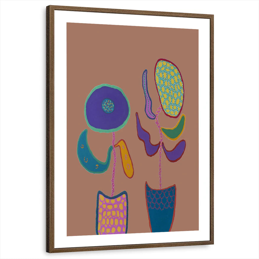 framed-print-brown-walnut-white-border