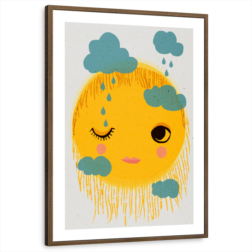 framed-print-brown-walnut-white-border