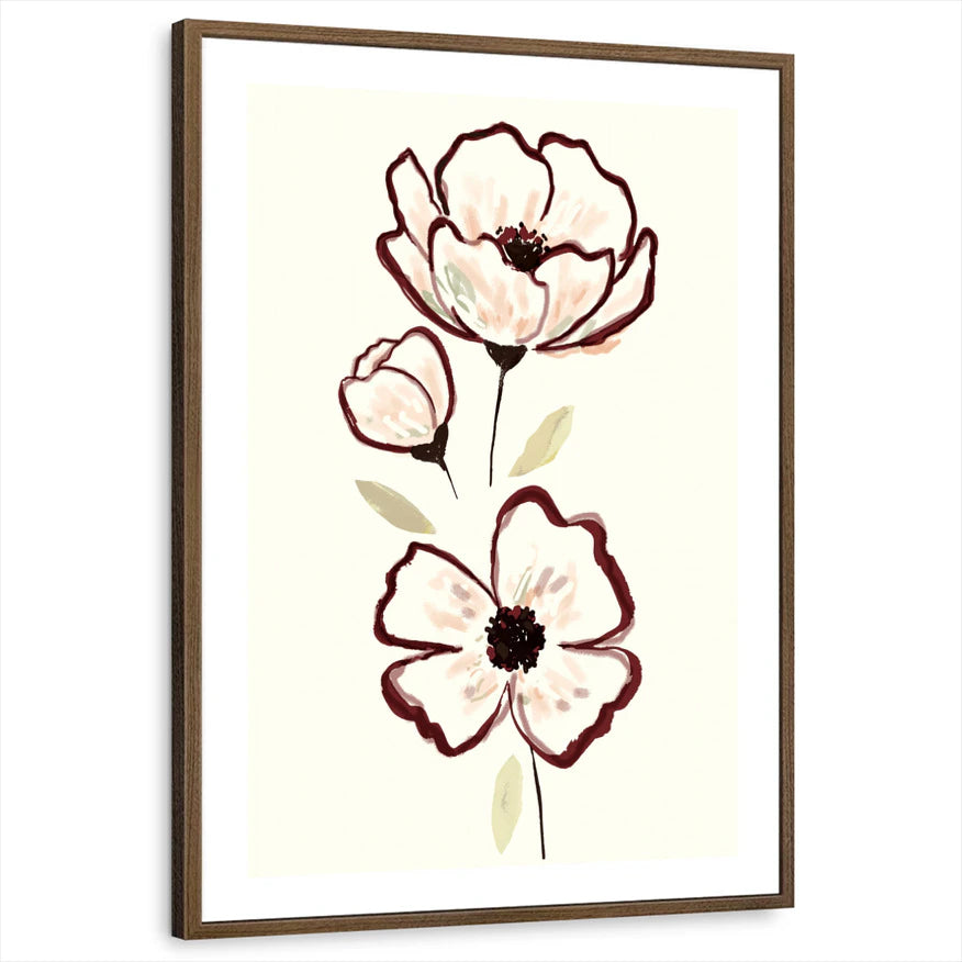 framed-print-brown-walnut-white-border
