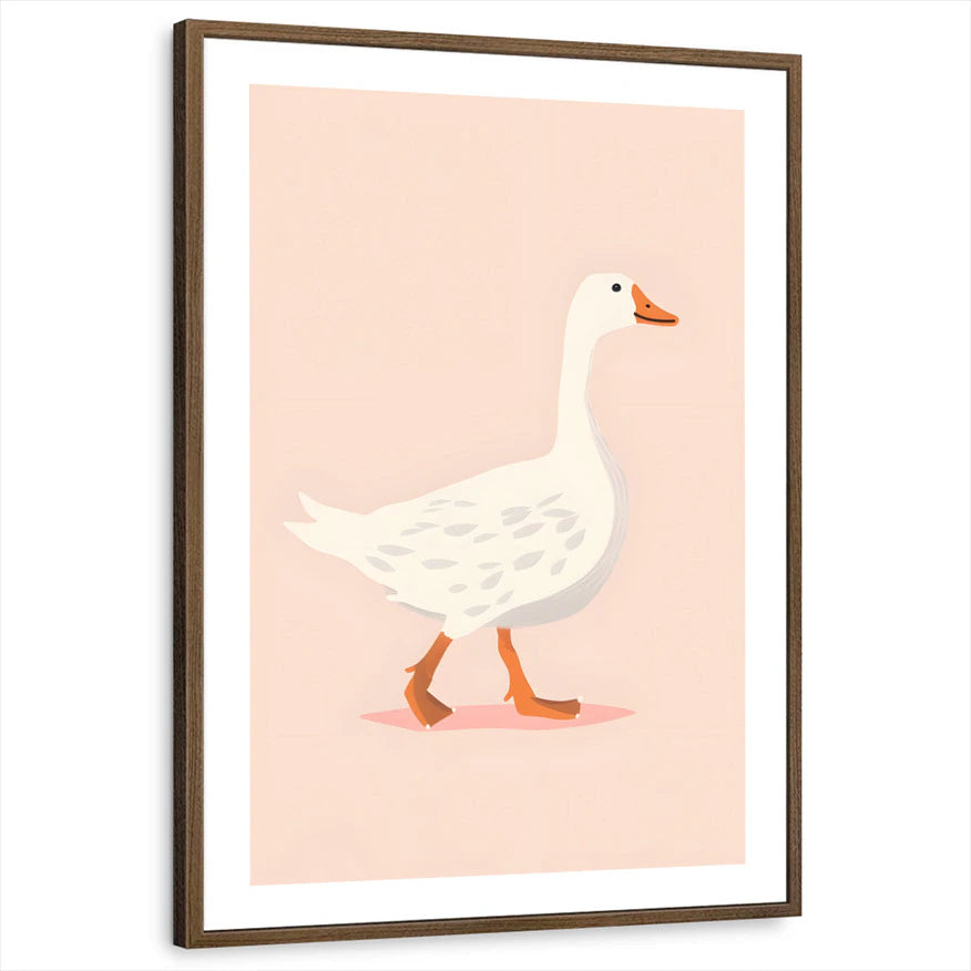 framed-print-brown-walnut-white-border