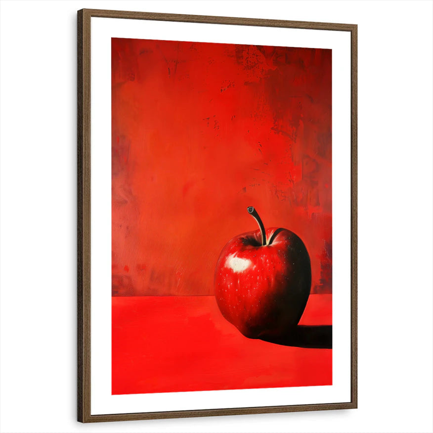 framed-print-brown-walnut-white-border