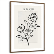 framed-print-brown-walnut-white-border