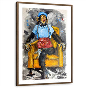 framed-print-brown-walnut-white-border
