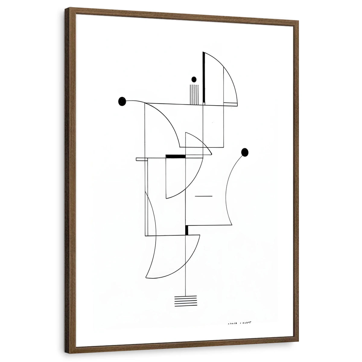 framed-print-brown-walnut-white-border