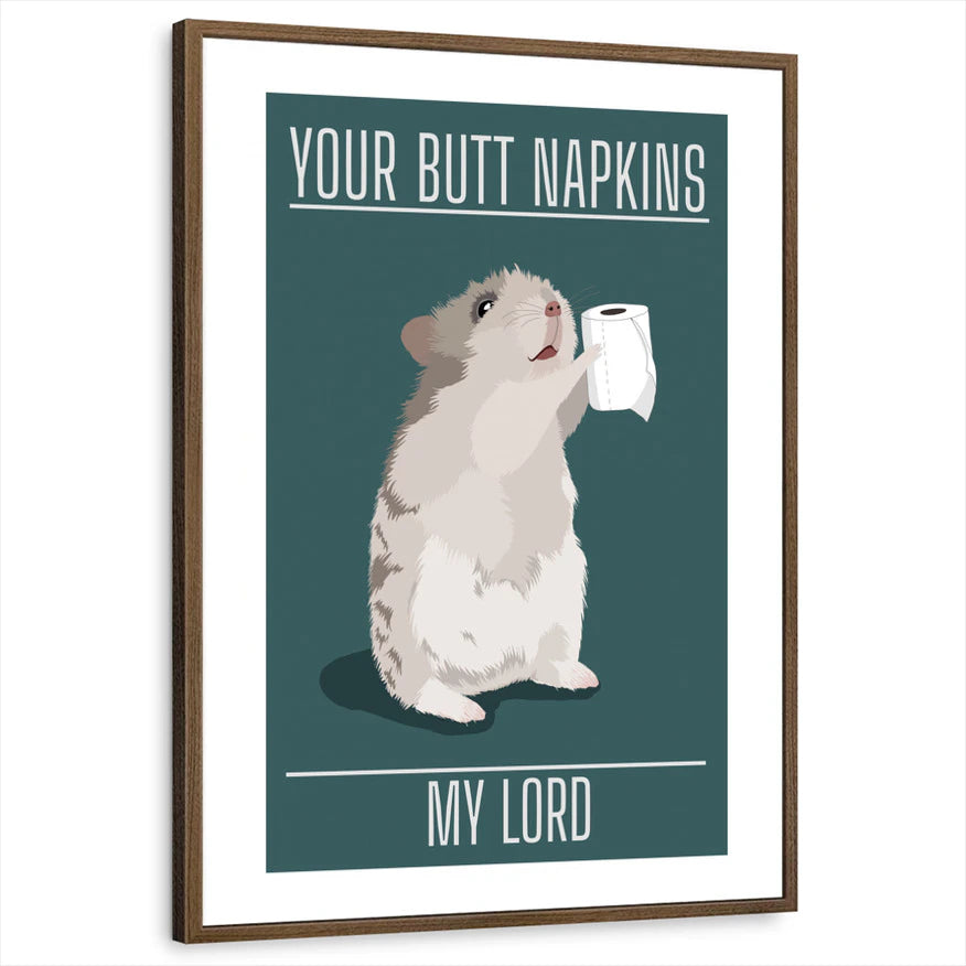 framed-print-brown-walnut-white-border