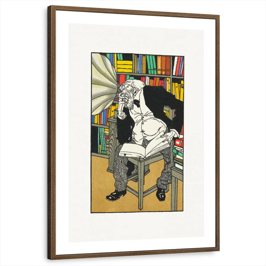 framed-print-brown-walnut-white-border