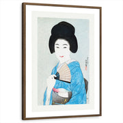 framed-print-brown-walnut-white-border