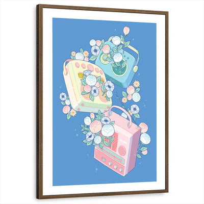 framed-print-brown-walnut-white-border