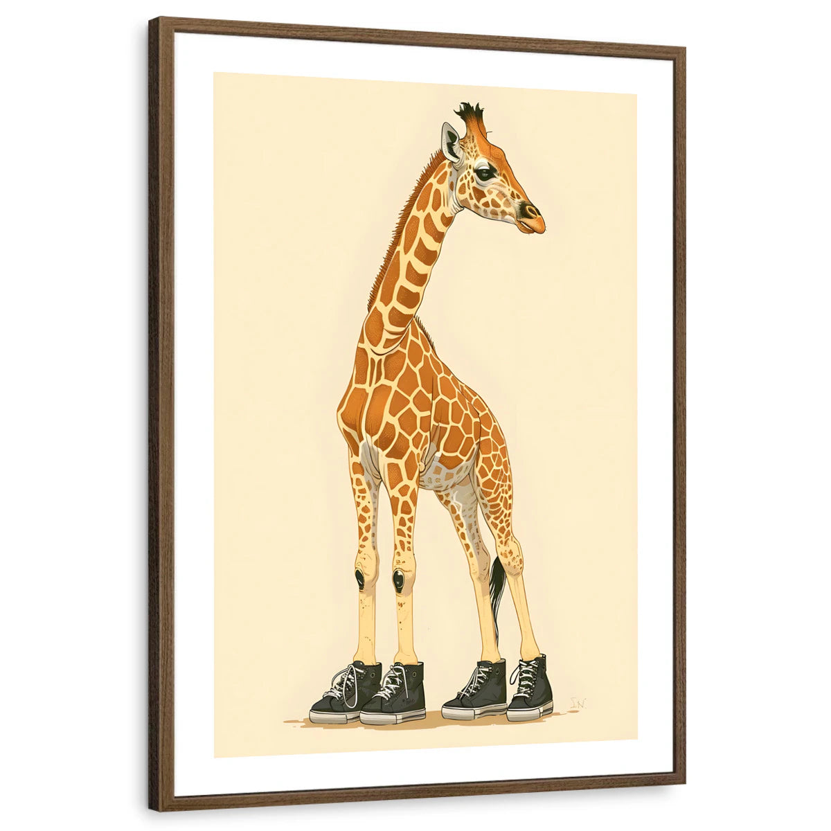 framed-print-brown-walnut-white-border