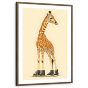 framed-print-brown-walnut-white-border