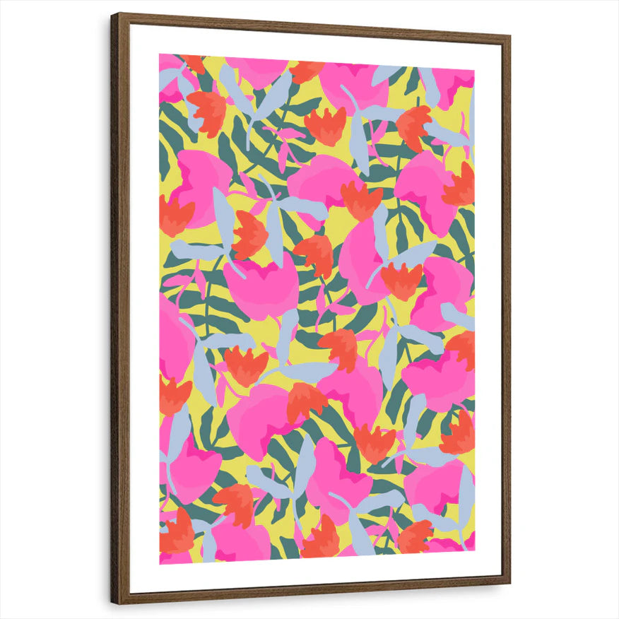 framed-print-brown-walnut-white-border