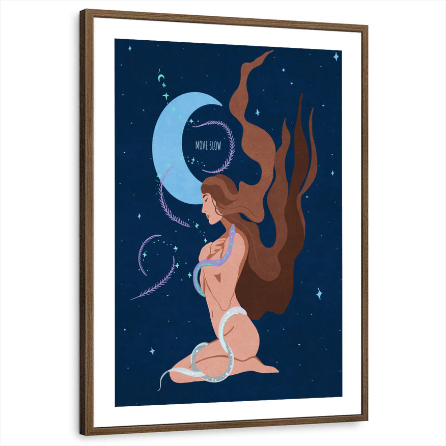 framed-print-brown-walnut-white-border