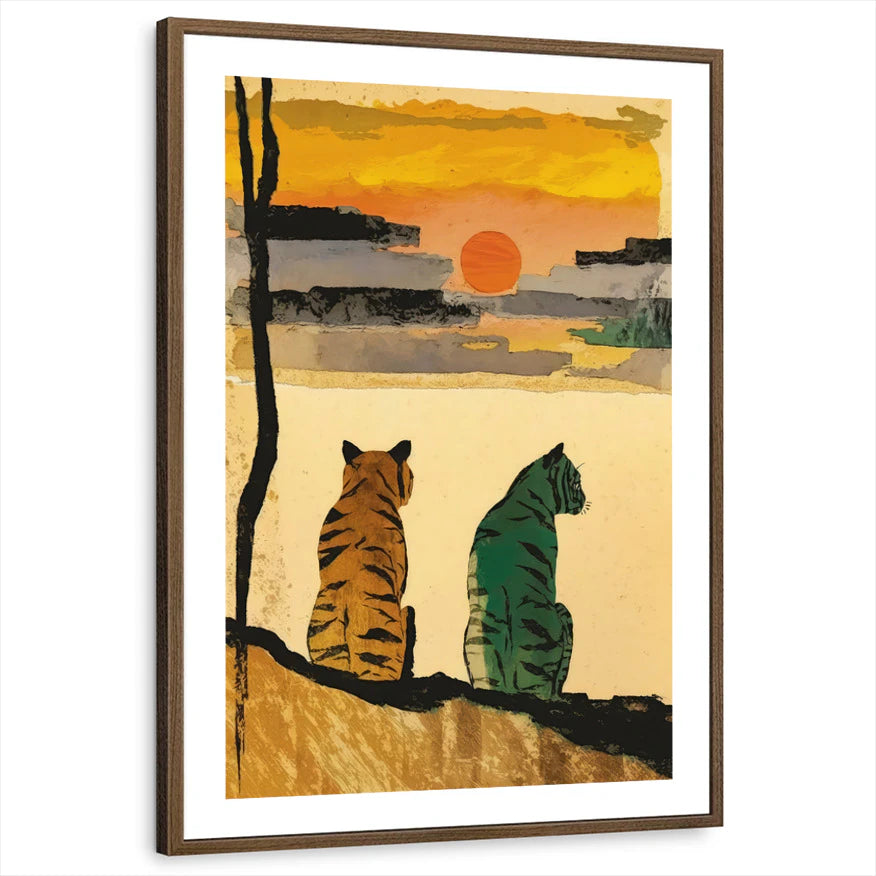 framed-print-brown-walnut-white-border