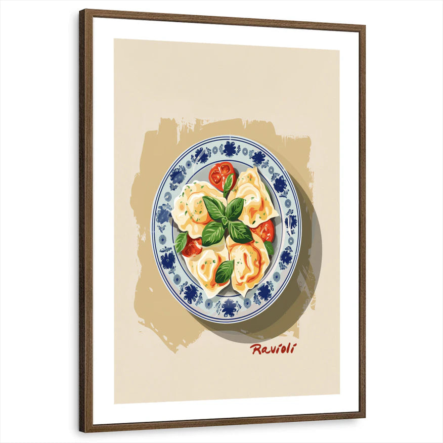 framed-print-brown-walnut-white-border