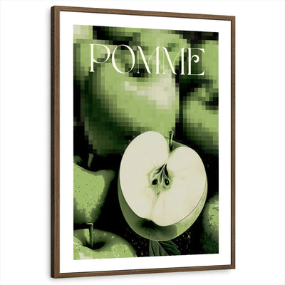 framed-print-brown-walnut-white-border
