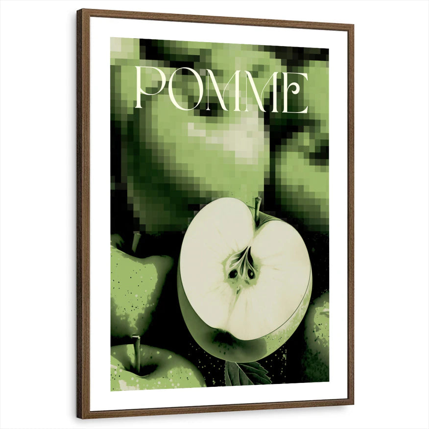 framed-print-brown-walnut-white-border