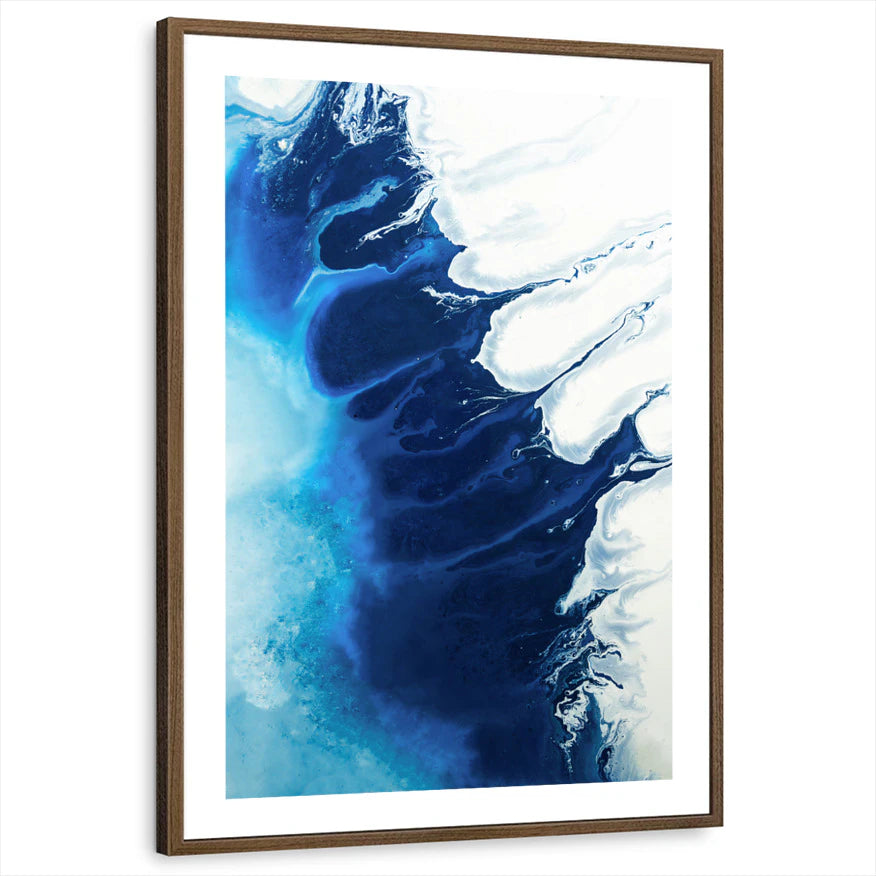 framed-print-brown-walnut-white-border
