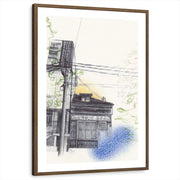 framed-print-brown-walnut-white-border