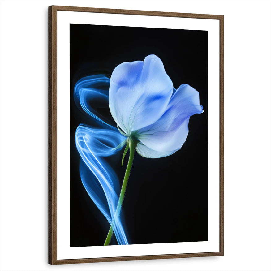 framed-print-brown-walnut-white-border