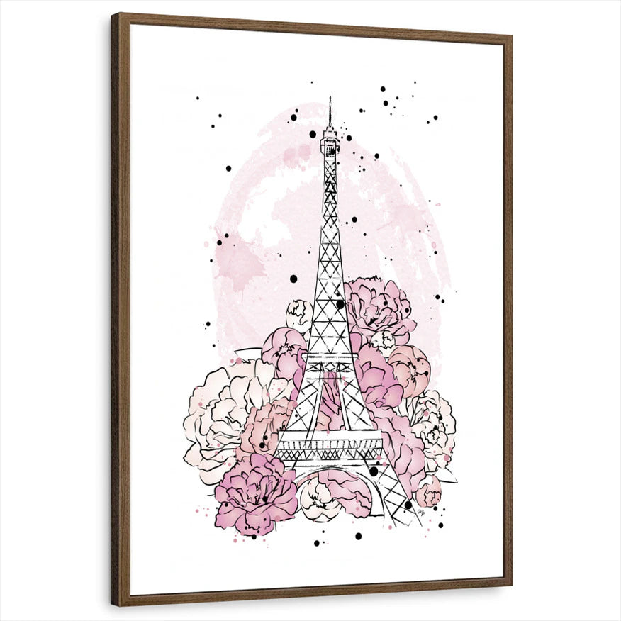 framed-print-brown-walnut-white-border