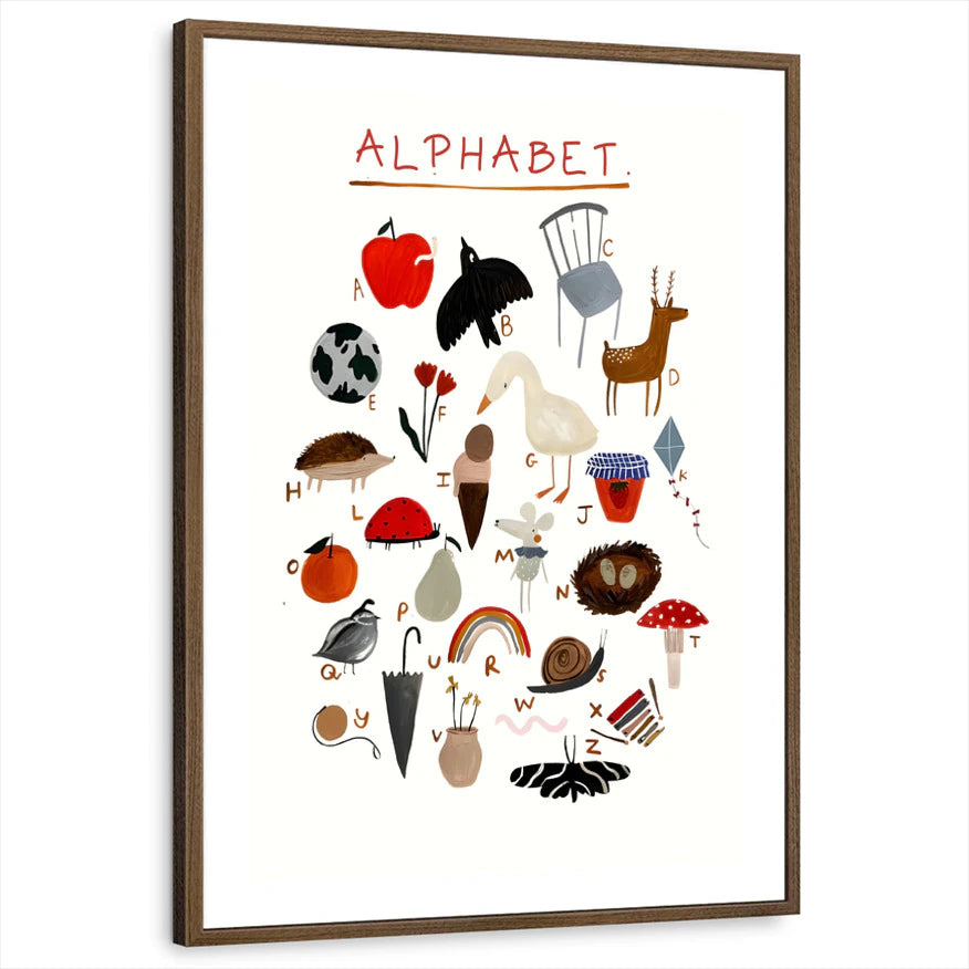 framed-print-brown-walnut-white-border