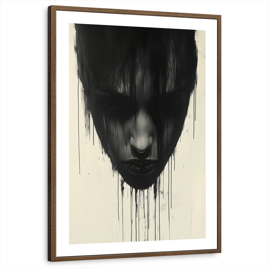 framed-print-brown-walnut-white-border