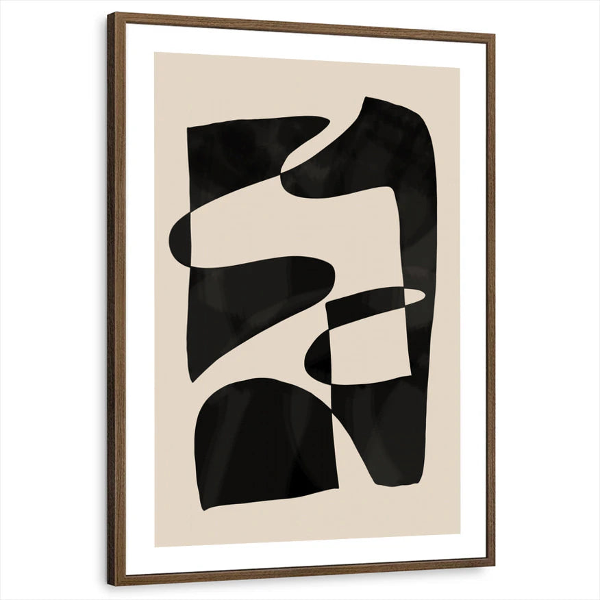 framed-print-brown-walnut-white-border
