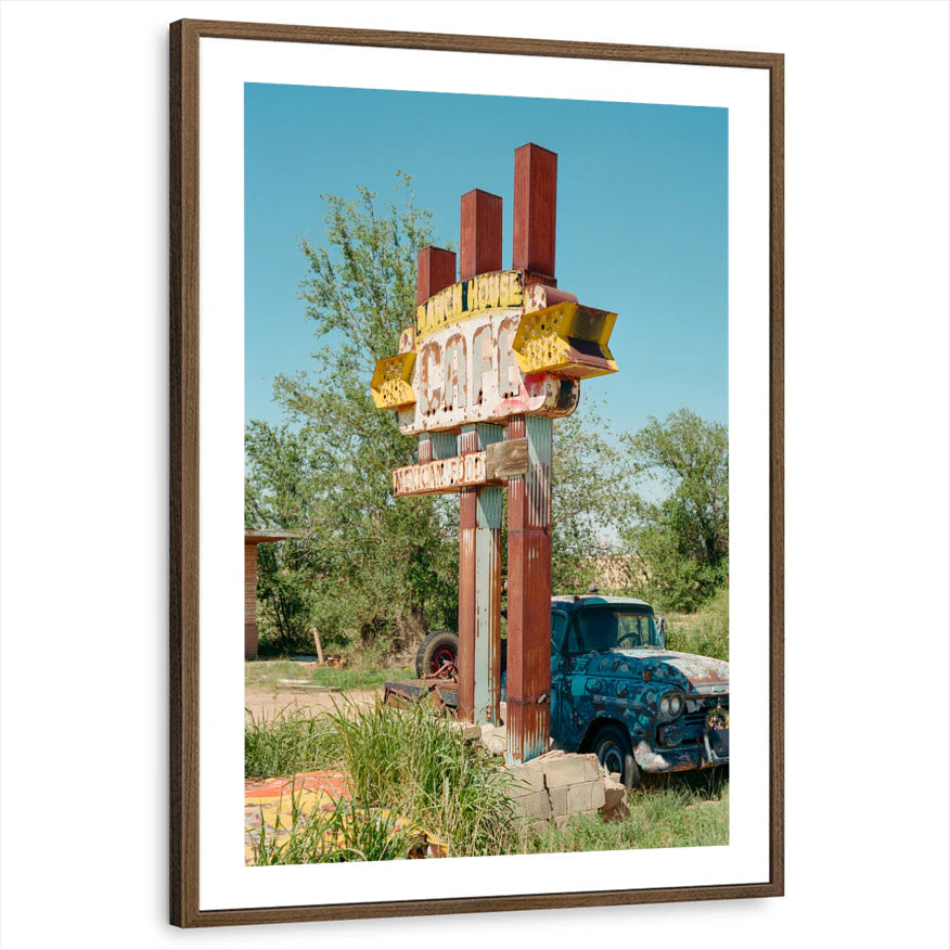 framed-print-brown-walnut-white-border