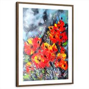 framed-print-brown-walnut-white-border