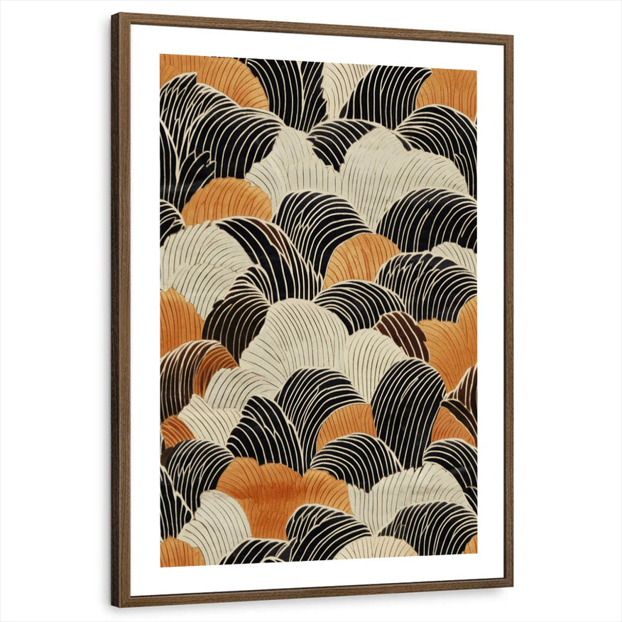framed-print-brown-walnut-white-border