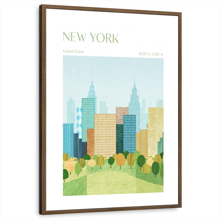 framed-print-brown-walnut-white-border