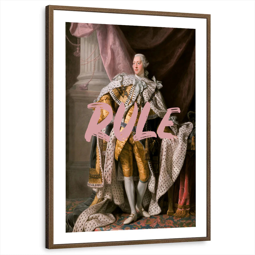 framed-print-brown-walnut-white-border