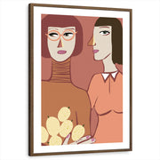 framed-print-brown-walnut-white-border