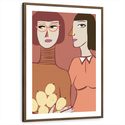 framed-print-brown-walnut-white-border