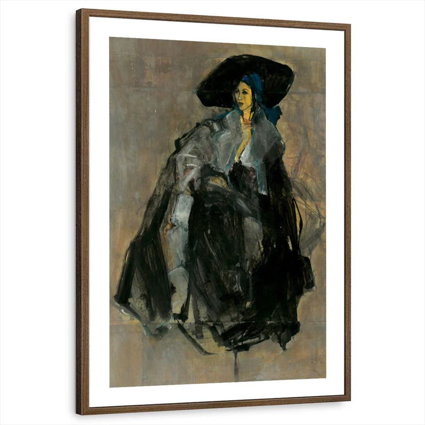 framed-print-brown-walnut-white-border