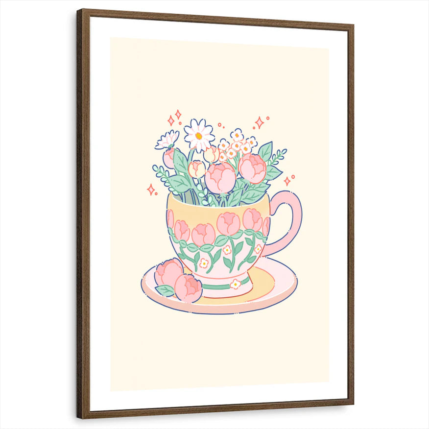 framed-print-brown-walnut-white-border