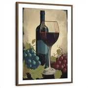 framed-print-brown-walnut-white-border