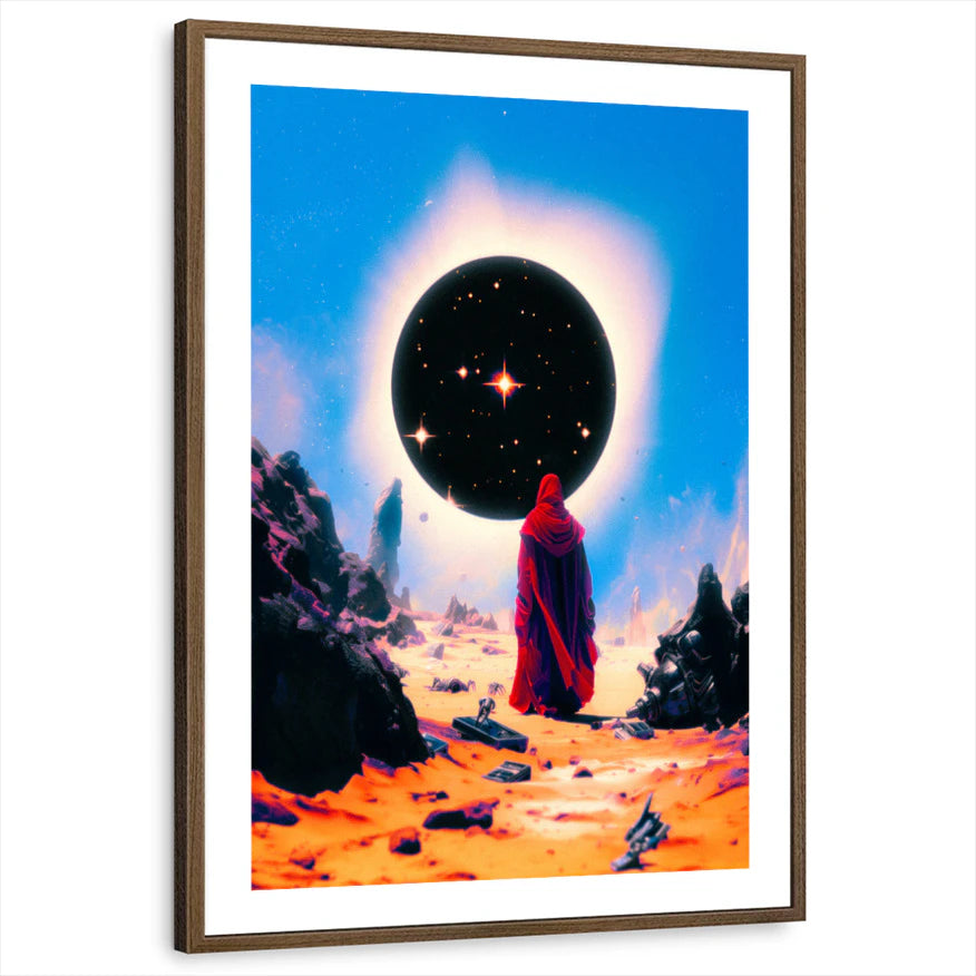 framed-print-brown-walnut-white-border
