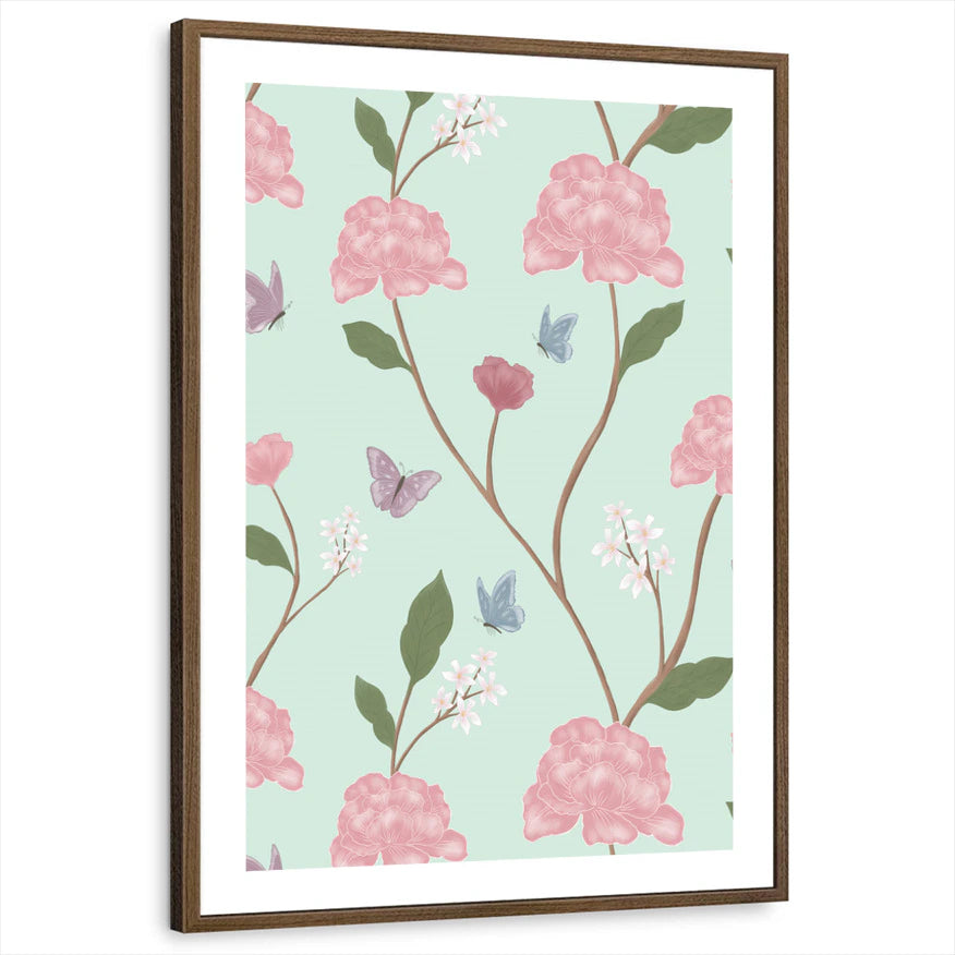 framed-print-brown-walnut-white-border