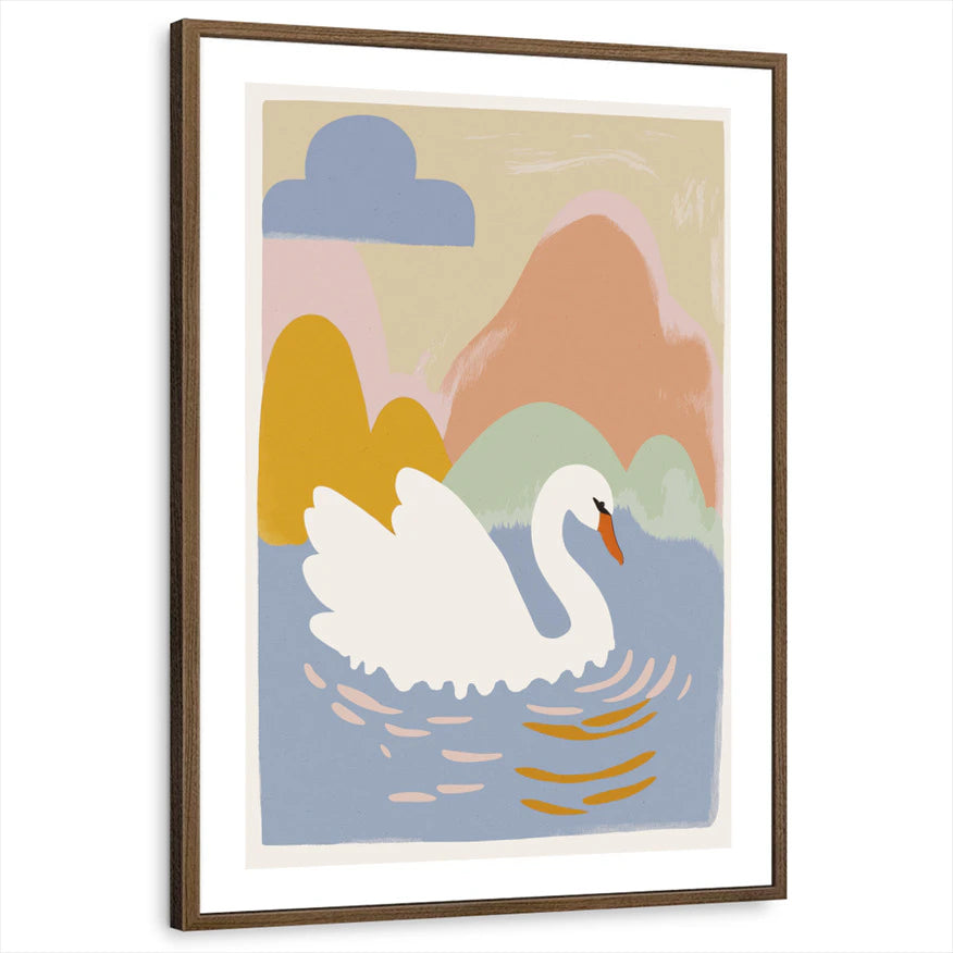 framed-print-brown-walnut-white-border