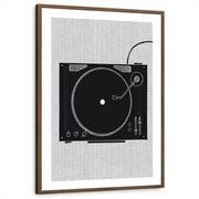 framed-print-brown-walnut-white-border