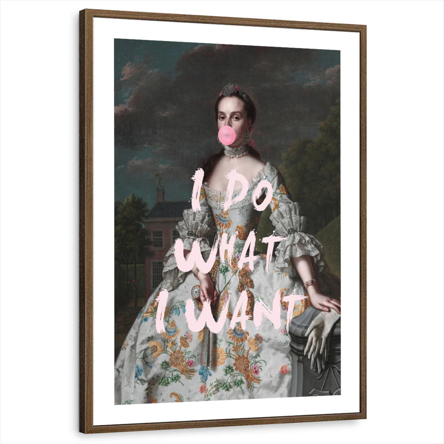 framed-print-brown-walnut-white-border