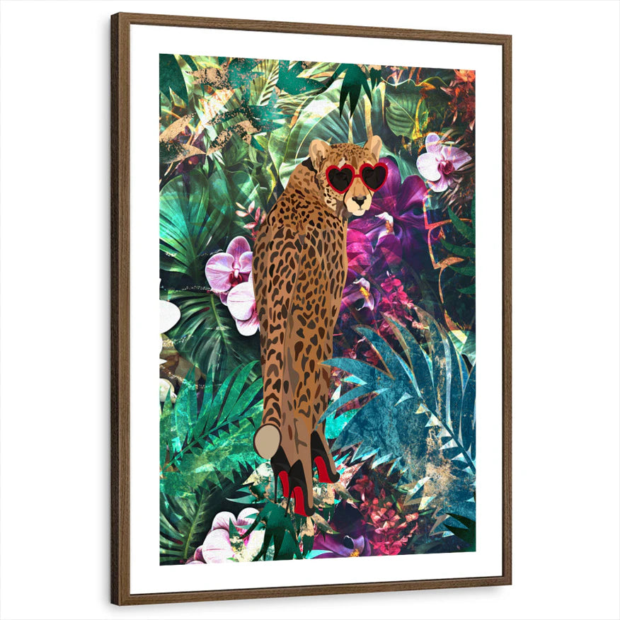 framed-print-brown-walnut-white-border