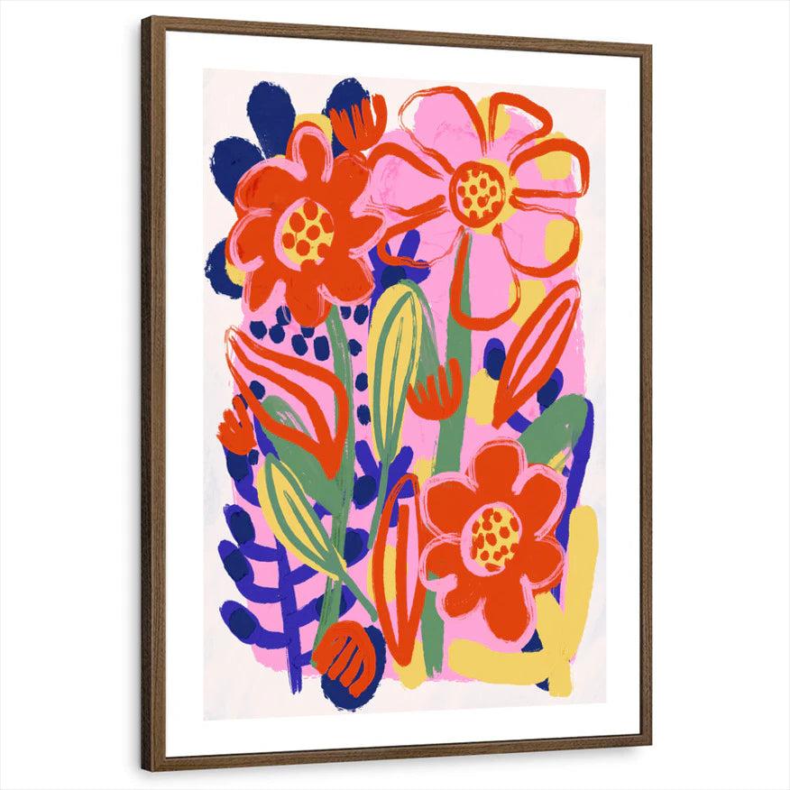 framed-print-brown-walnut-white-border