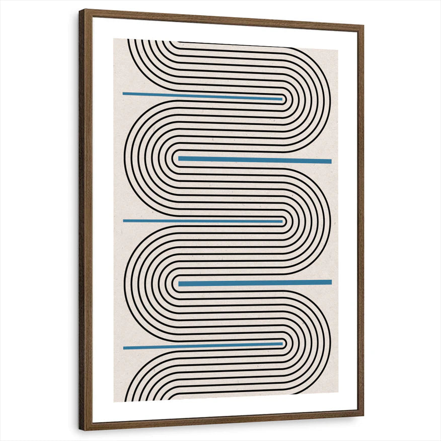 framed-print-brown-walnut-white-border