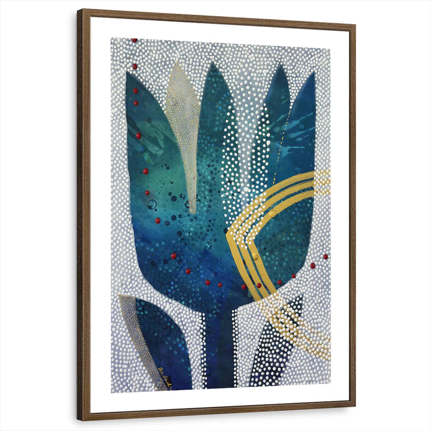 framed-print-brown-walnut-white-border