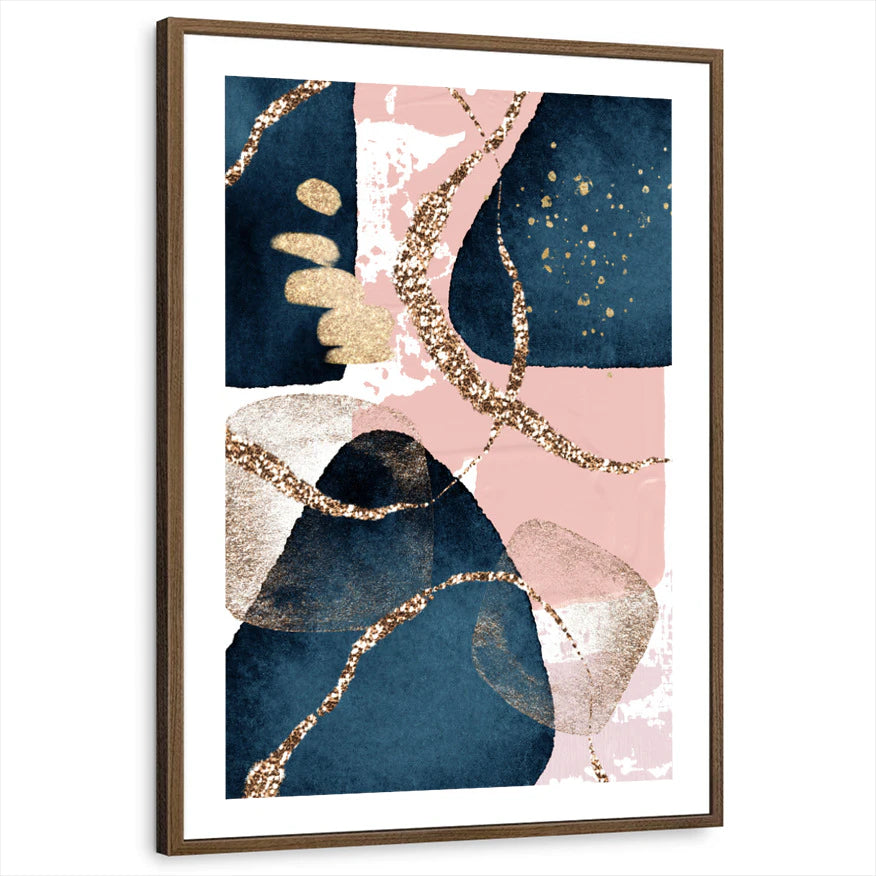 framed-print-brown-walnut-white-border