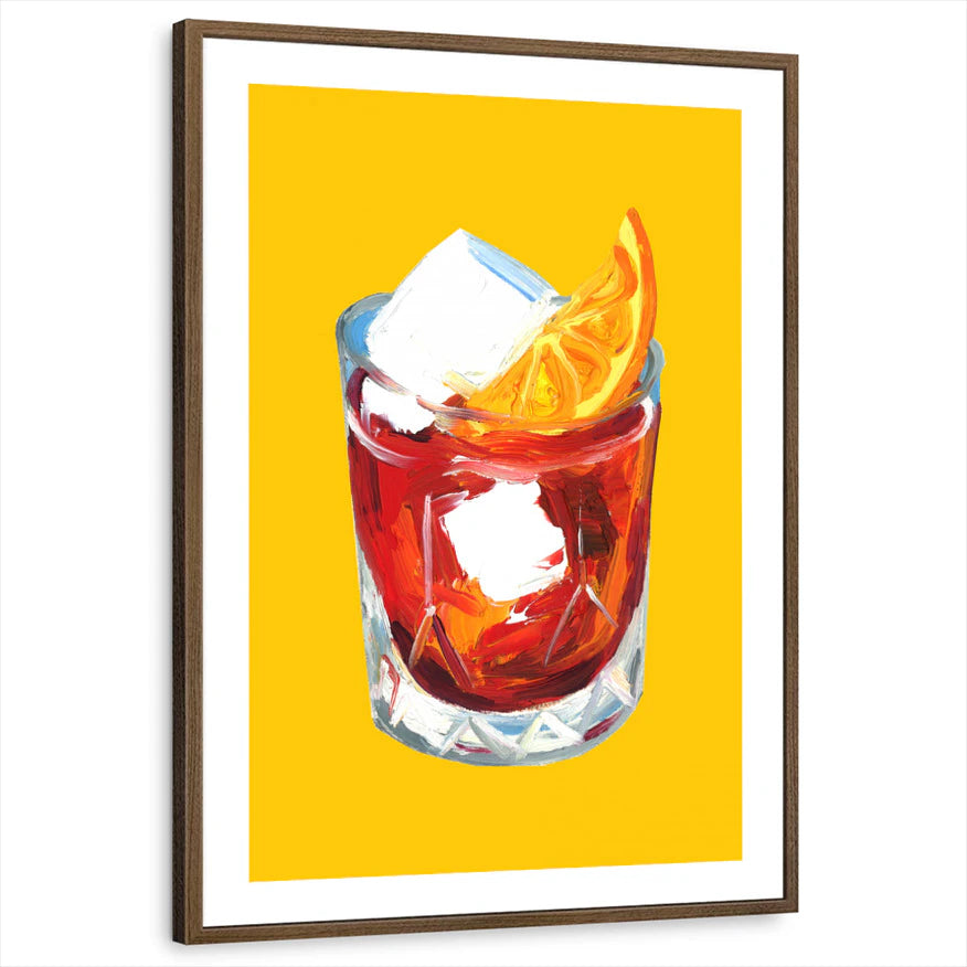 framed-print-brown-walnut-white-border
