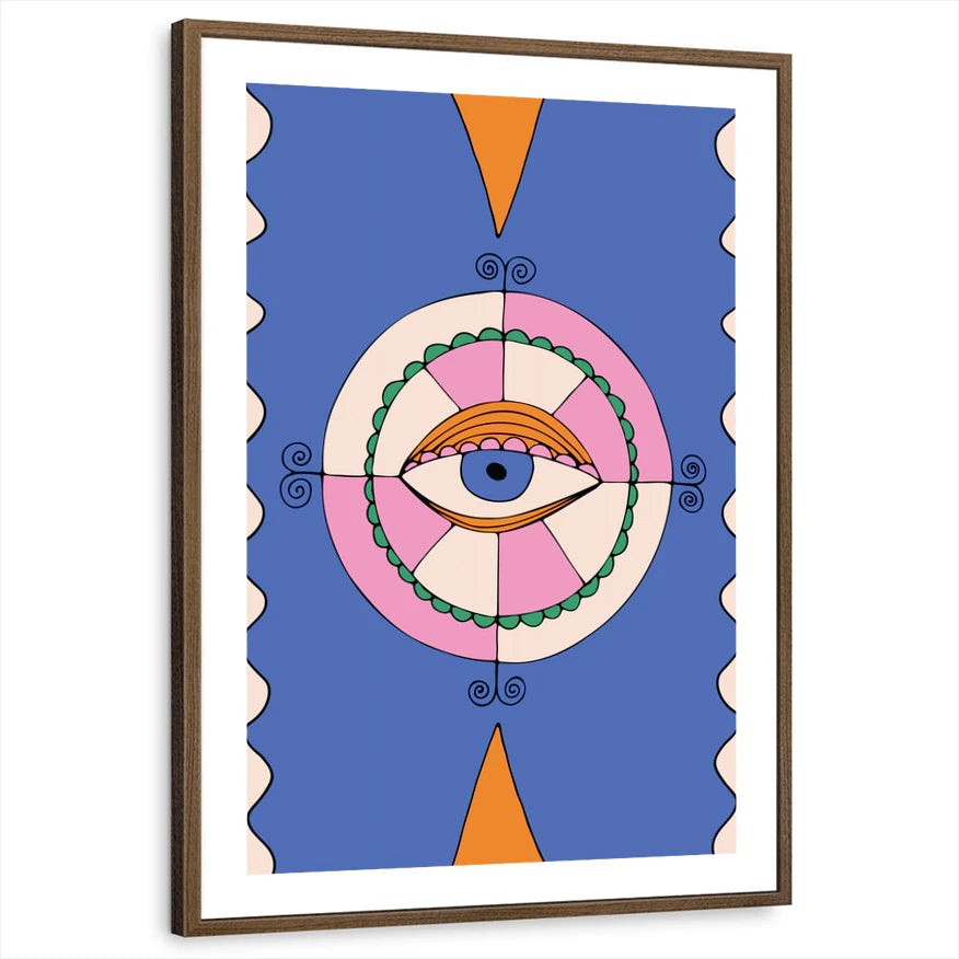 framed-print-brown-walnut-white-border